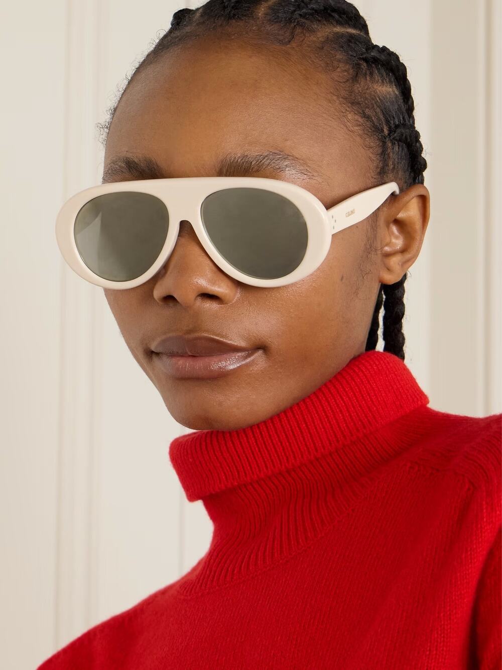 NEW Celine CL40300U APRES SKI CAPSULE 25C Ivory Sunglasses Authentic